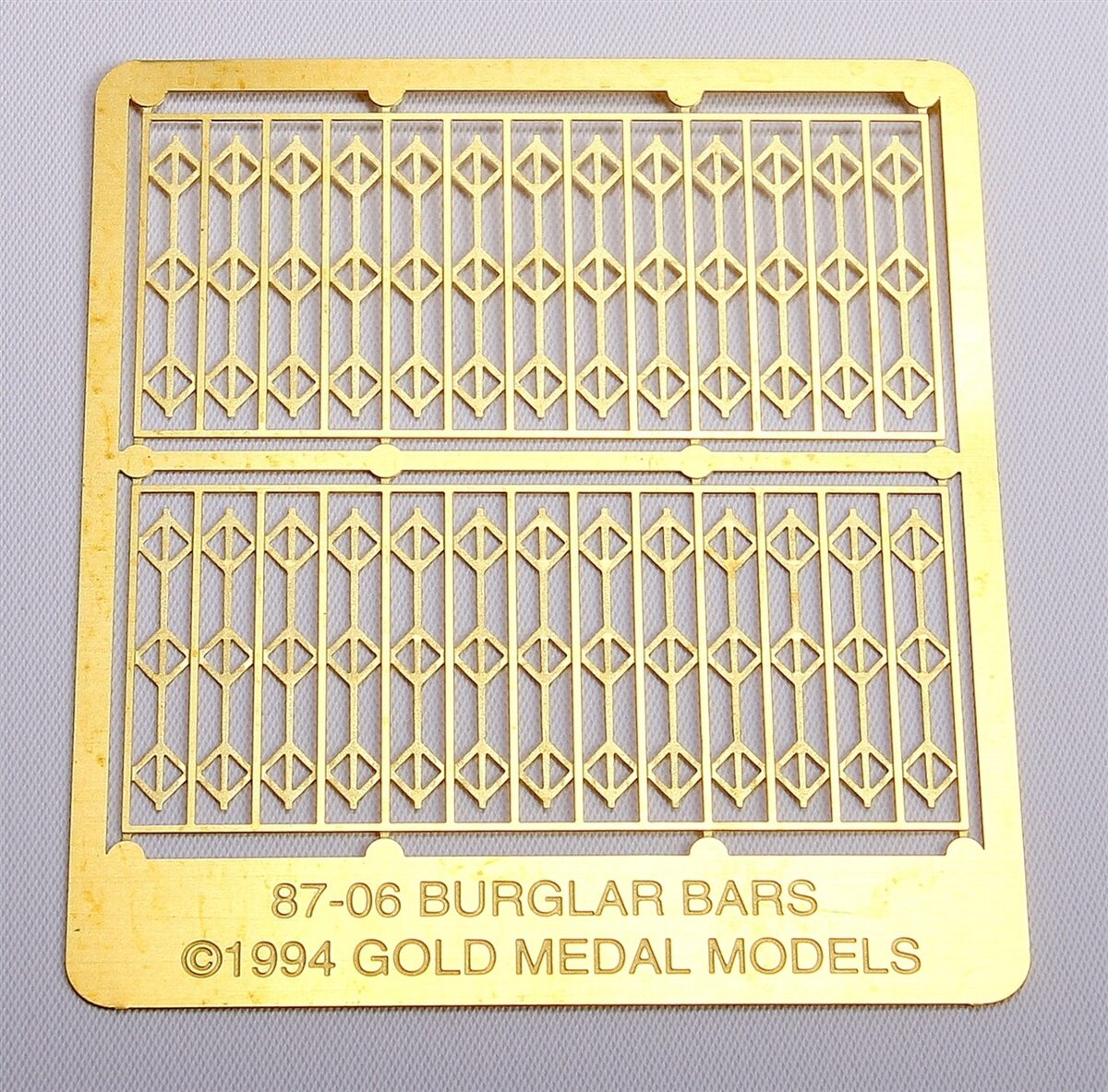 Gold Medal Models 8706 HO Scale Burglar Bars Detail Kit