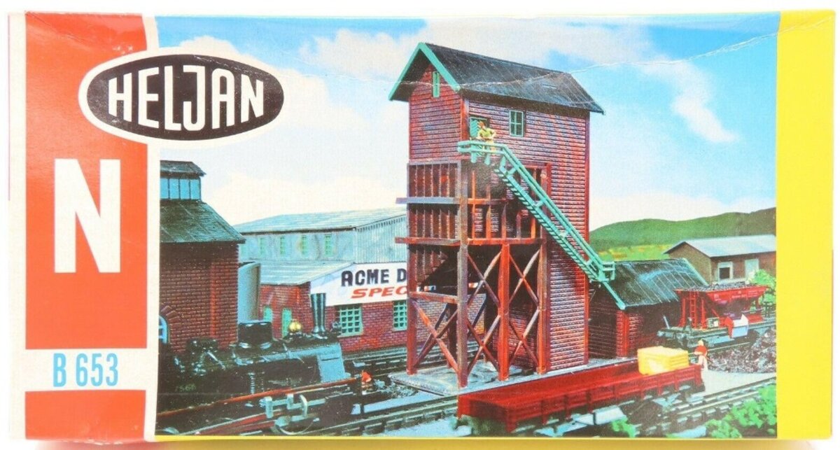 Heljan B653 N Scale Coaling Tower Building Kit – Trainz