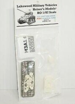 Heiser's Models 308 HO Amer M3A1 Stuart lt. tank Kit