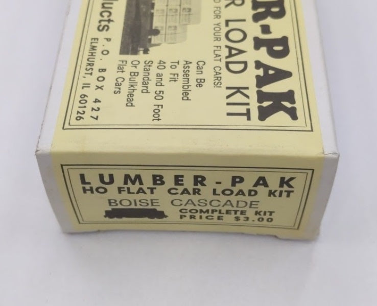 Jaeger Products 100 HO Boise Cascade 40/50' Flat Car Lumber Load Kit