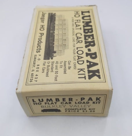 Jaeger Products 200 HO Lumber-Pak Bulkley Valley Flat Car Load Kit