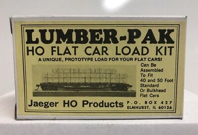 HO Lumber Pak Flat Car Load Kit