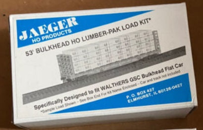 Jaeger HO Products 6810 HO Boise Cascade Walthers GSC Flat Car Lumber Load Kit