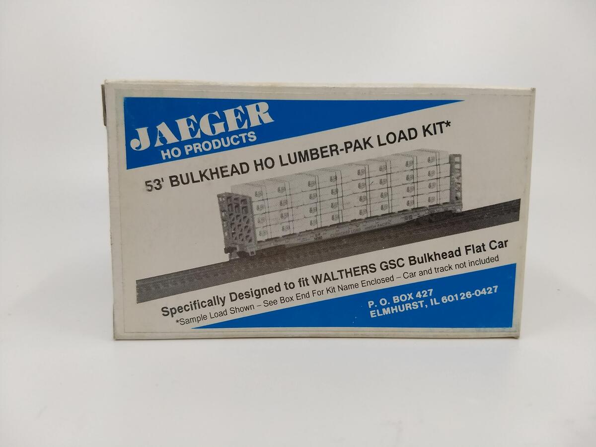 Jaeger Products 6865 HO Plum Creek 53' Bulkhead Lumber-Pak Load Kit