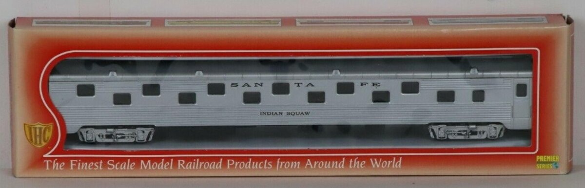 IHC 47786 HO Santa Fe Indian Squaw Corrugated Side PS Sleeper Car