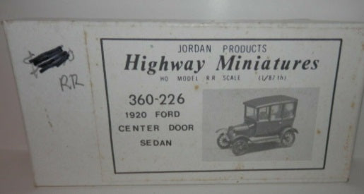 Jordan Products 226 1920 Ford Model T Sedan Kit