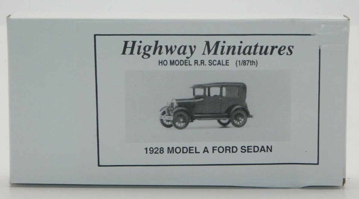 Jordan Products 236 HO Scale 1928 Model A Ford Sedan Kit