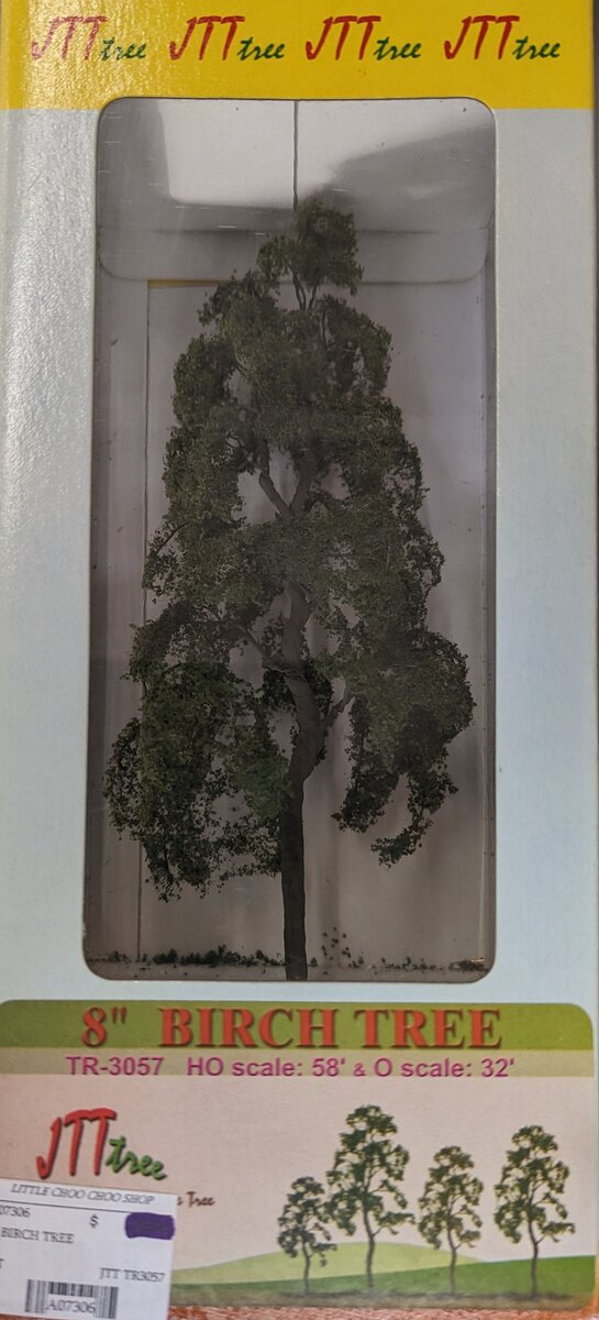 JTT Scenery Products TR3057 O Scale 8" Birch Tree