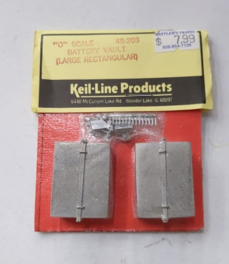 Keil-Line Products 48-203 O Battery Vault Large Rectangular (Pack of 2)