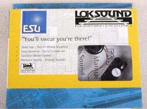 LokSound By ESU 82455 V 3.5 Steam Mikado DCC Sound Decoder