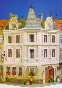 Terrace Building Kit Kibri 8296 HO Marketplace Terrace House Building Kit – Trainz