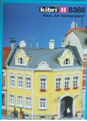 Kibri 8388 HO City Corner Townhouse "Sachsenplatz" Building Kit