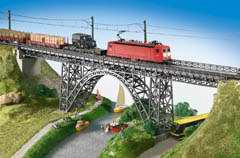 Kibri 9704 HO Steel Girder Viaduct Sngl Building Kit