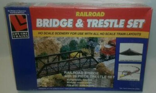 Life Like 8210 HO Bridge & Trestle Set