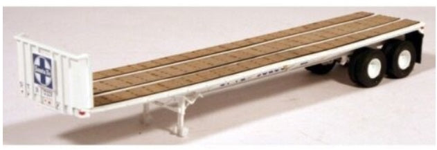 Lonestar Models LS5013 HO Scale Trailmobile 40' Flat Bed Santa Fe Unpainted Kit