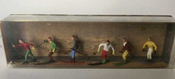 Merten 2144 HO Men Skiers Figures (Set of 6)