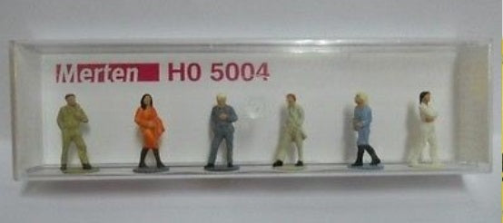 Merten 5004 HO Passers-by Standing 6/