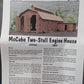 B.T.S. 27445 HOn3 McCabe Two Stall Engine House Building Kit (Laser-cut Wood)
