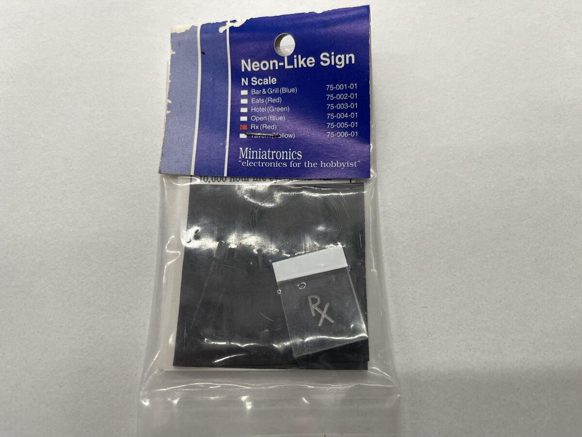 Miniatronics 75-005-01 N Neon-Like-Sign Rx