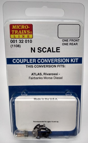 Micro-Trains 1108 N Locomotive Coupler Conversion Kits Atlas F-M Diesel