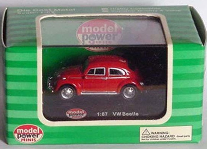 Model Power 19172 HO Mini Red Volkswagen Beetle