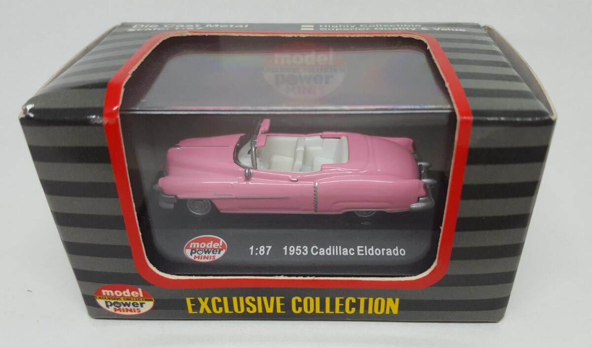 Model Power 19234 1:87 Minis Pink Cadillac Eldorado 1953