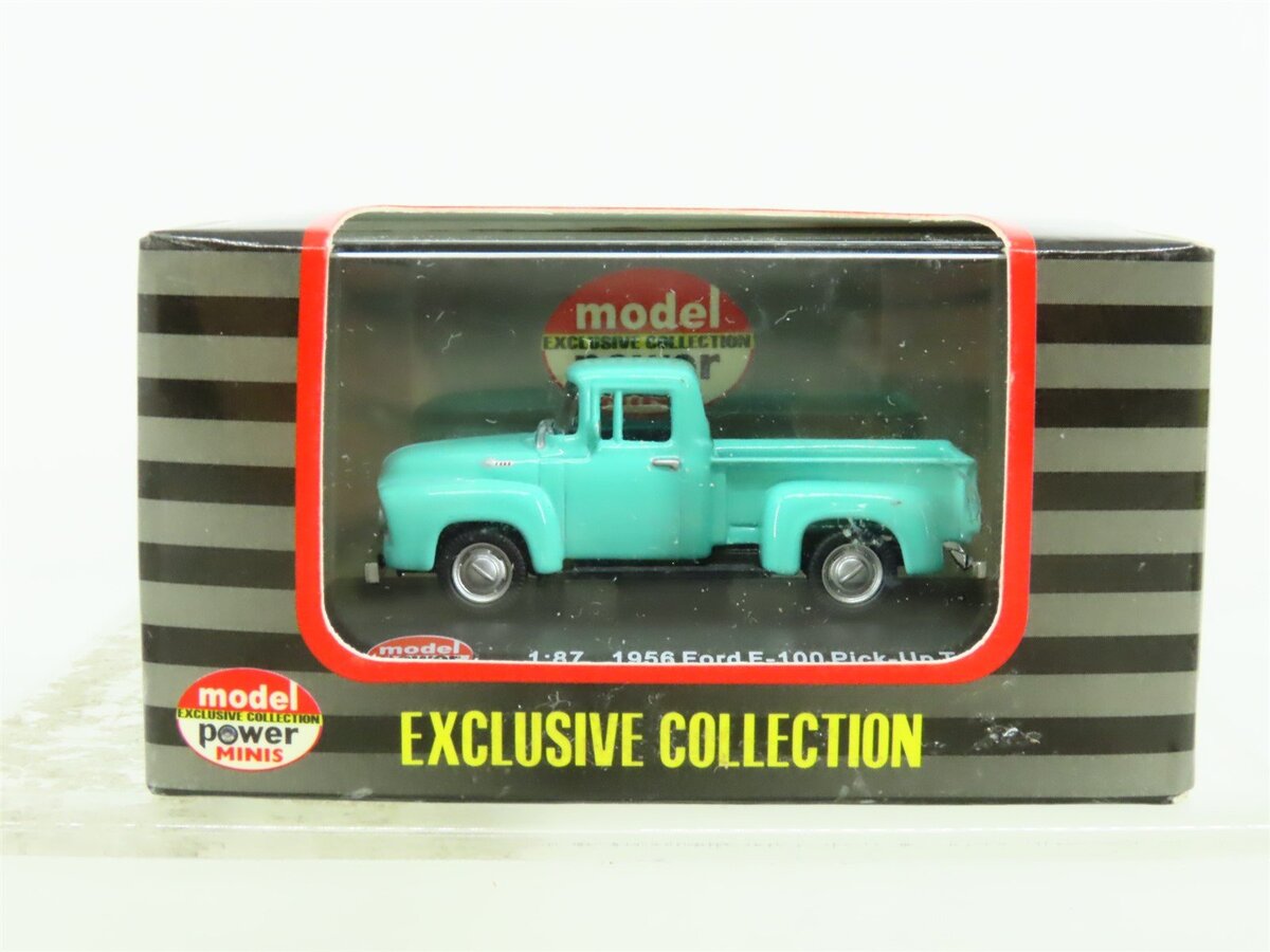 Model Power 19242 1:87 Aqua 1956 Ford F-100 Pickup