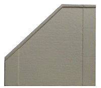Model Railstuff 506-710 Angle Wall Wing (One-Piece Painted Plaster Castings) Ri
