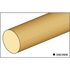 Northeastern Scale Lumber 489 1/8" x 24" Round Basswood