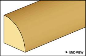 Northeastern Scale Lumber 573 3/32" x 24" Quarter Round Moulding