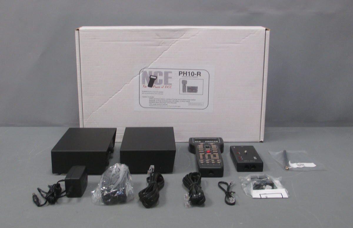NCE 0007 PH10R 10 Amp Radio Starter Set with D408 Decoder
