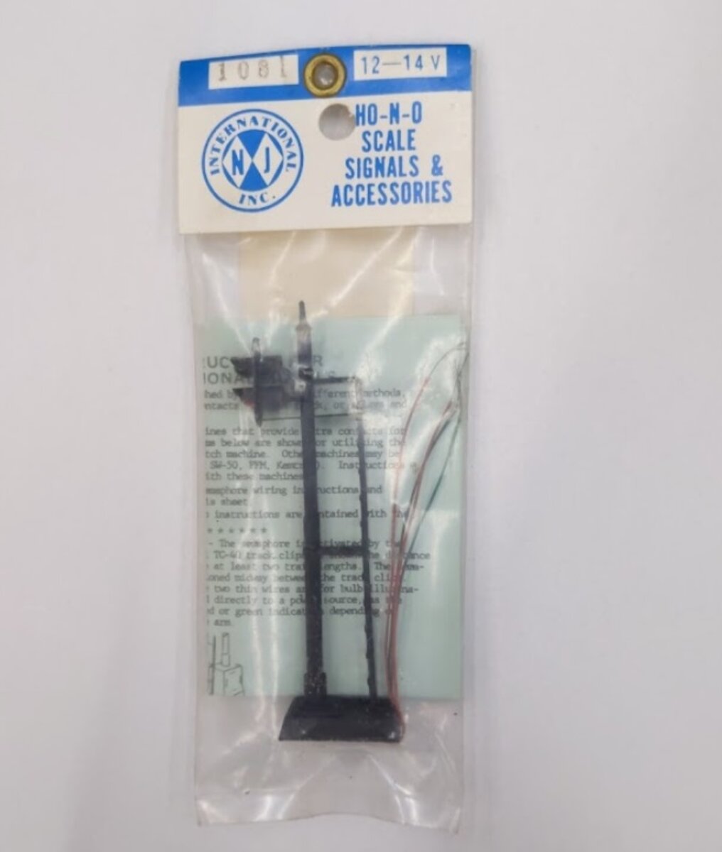 NJ International 108 Black 2-Light Signal