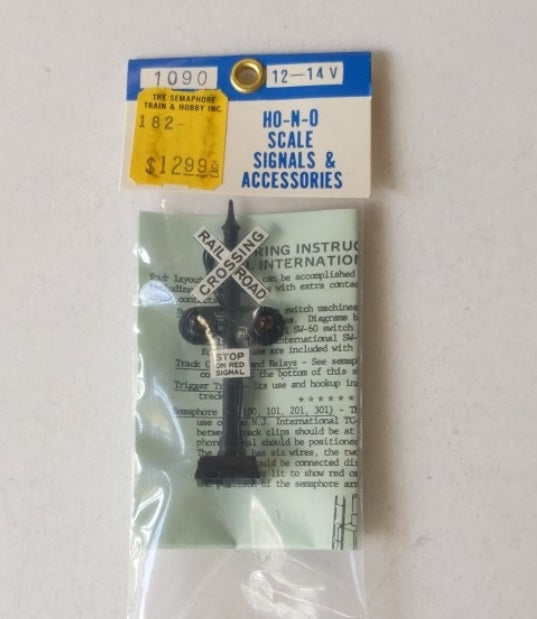 NJ International 1090 N-HO-O Cross Buck 2 Lite Signal 12-14V