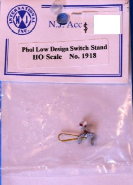 NJ International 1918 HO Phol Low Design Switch Stand