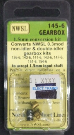 Northwest Short Line 145-6 Gearbox Input Shaft Conversion - Right Hand 1.5mm