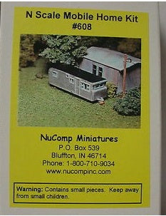 NuComp Miniatures 609 N Mobile Home 50's Era Building Kit #2
