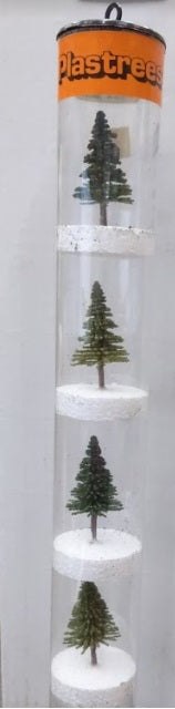 Plastruct 94044 1-1/8” x 2” Plastrees Fir Trees (Pack of 5)