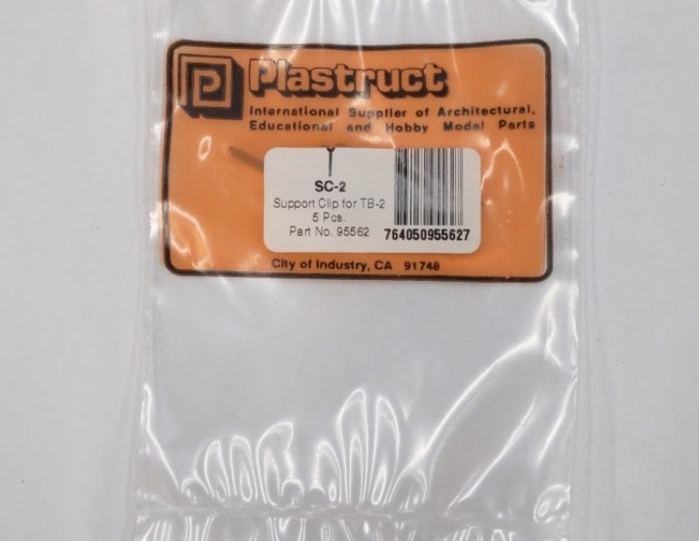 Plastruct 95562 1/16" Pipe Support Clip (Pack of 5)