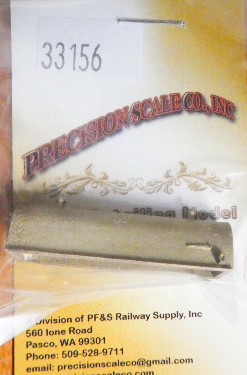 Precision Scale Company 33156 Tank AWPS Water For HW Pullman Cars Brass
