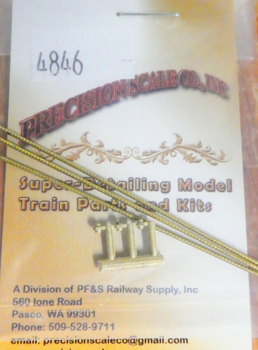 Precision Scale Co. 4846 O/S/HO Cast Lagged Pipe .032