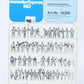 Preiser 16326 HO Unpainted Assorted Workers Plastic Figure Kit (Set of 120)
