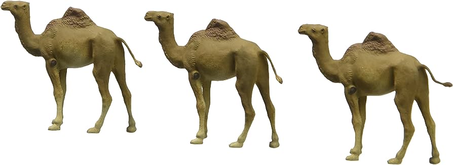 Preiser 20397 HO Animals - Dromedaries Figures (Set of 3)