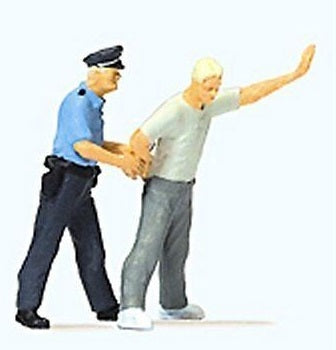 Preiser 28119 HO Under Arrest Figures (Set of 2)
