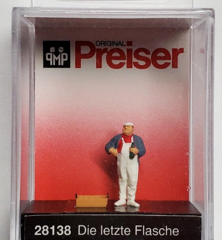 Preiser 28138 HO The Last Bottle Figure