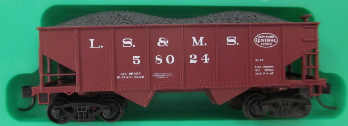 Bowser 37670 N Lake Shore & Michigan Southern GLa 2-Bay Hopper #58024