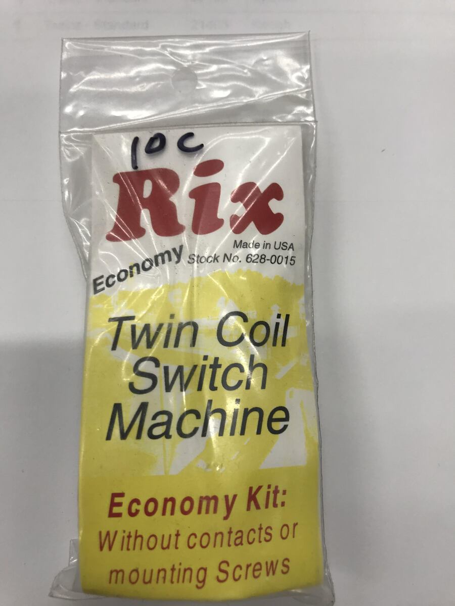 Rix Products 628-0015 HO Twin Coil Switch Machine Economy Kit