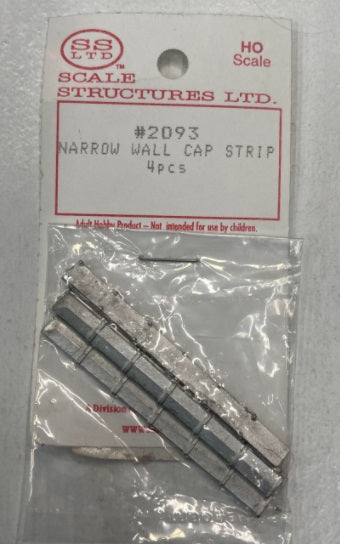 Scale Structures 2093 Wall cap strip narrow 4/