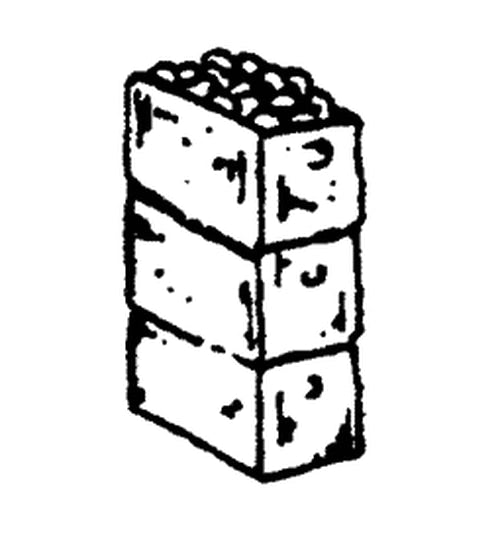 Scale Structures 2160 Stacked crate fil 3-hi 4/