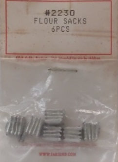 Scale Structures 2230 HO Scale Sacks Flour (Pack of 6)
