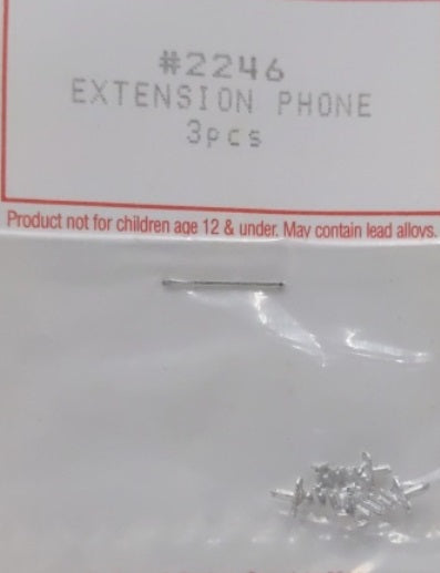 Scale Structures 2246 HO Scale Extension Phone (Pack of 3)